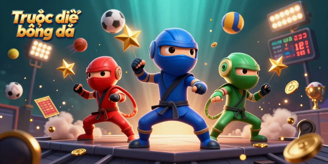 Join the excitement of Trực tiếp bóng đá with dynamic sports action and betting elements in an engaging 3D illustration.