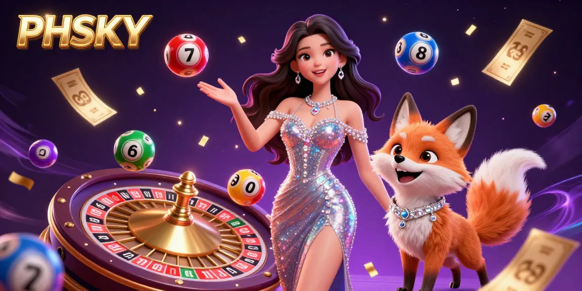 PHSKY offers thrilling online casino games with vibrant lottery elements and a glamorous gaming atmosphere.