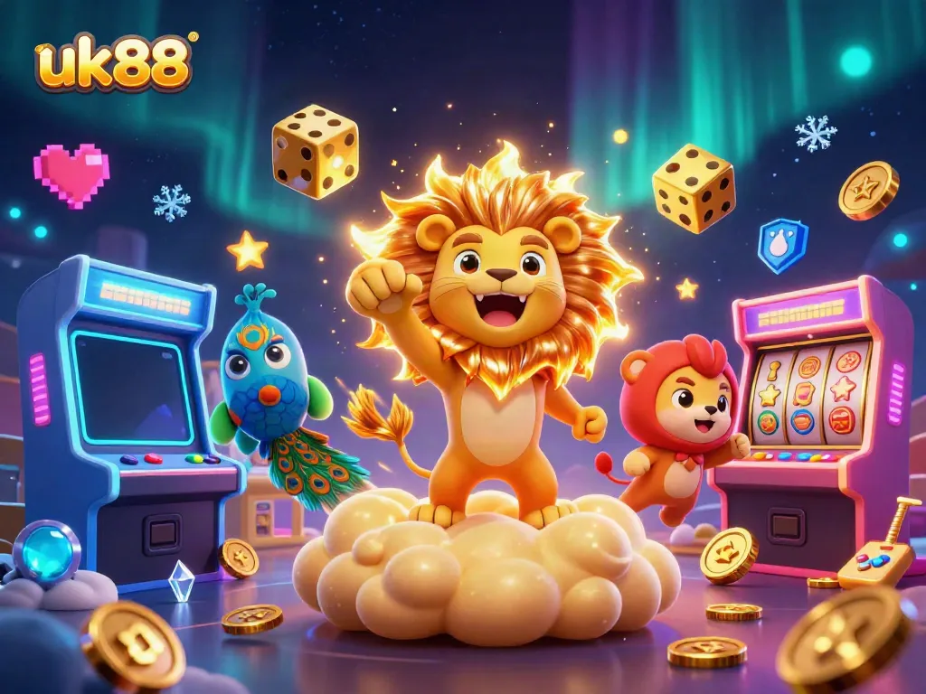 Experience thrilling gaming fun at uk88 with vibrant characters, casino elements, and stunning visuals.