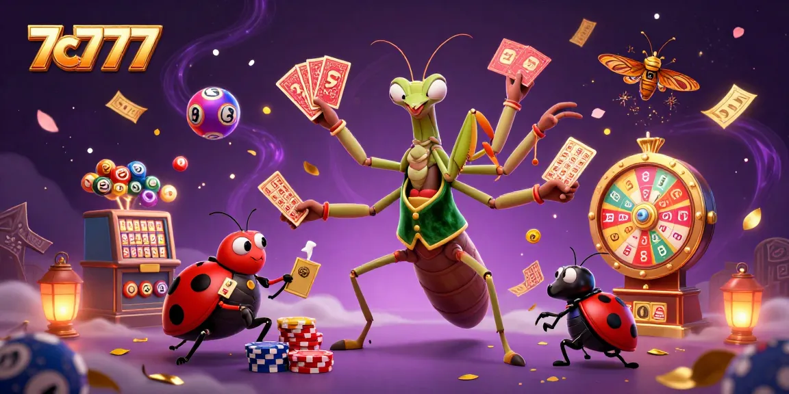 Experience thrilling wins with 7c777 in this vibrant casino scene featuring joyful characters.