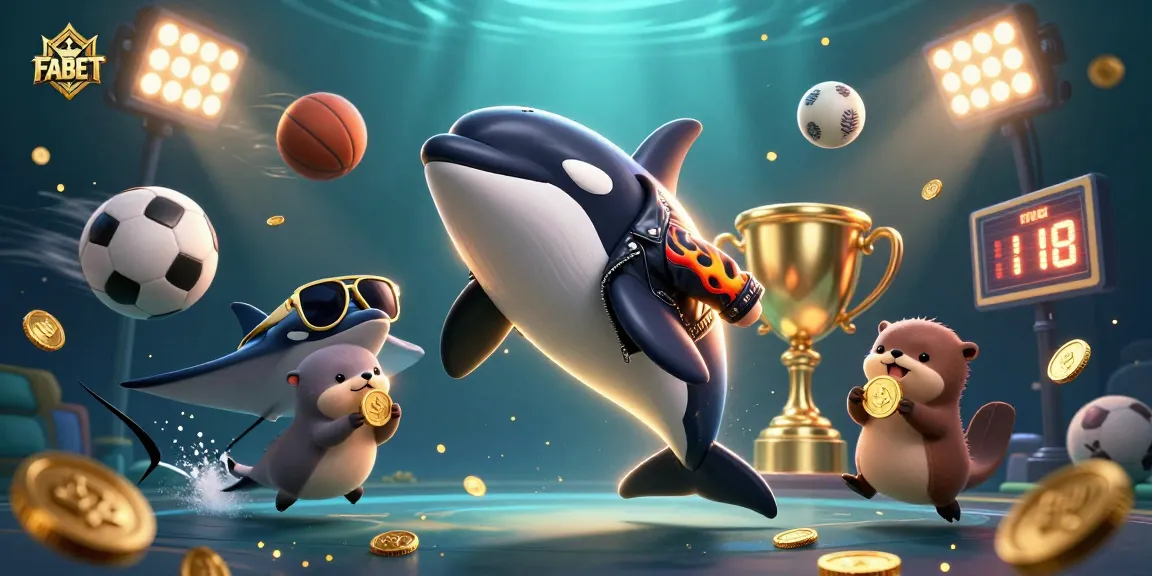 Experience thrilling gameplay at FABET with exciting 3D animated characters and dynamic casino elements.