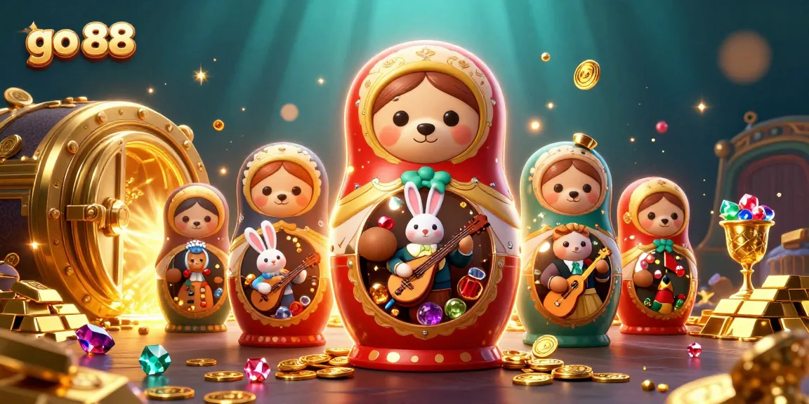 Engage in non-stop fun at go 88 with colorful casino-themed characters and exciting treasure elements.