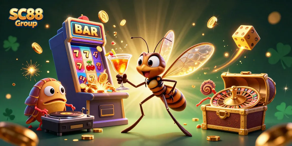 Engage with SC88 Group's vibrant casino scene featuring thrilling jackpot action and unique characters.