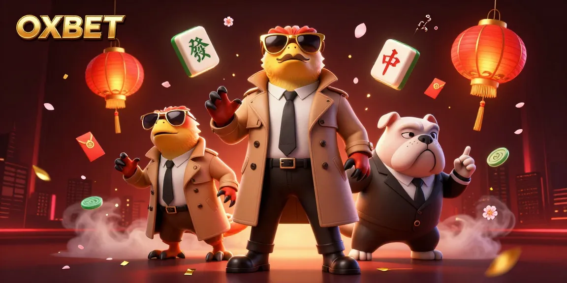 Join OXBET's thrilling VIP experience with three raptors in disguise at a luxurious casino lounge.