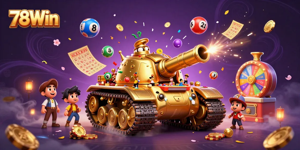 Experience thrilling wins with 78Win's captivating casino atmosphere featuring a golden beetle tank.