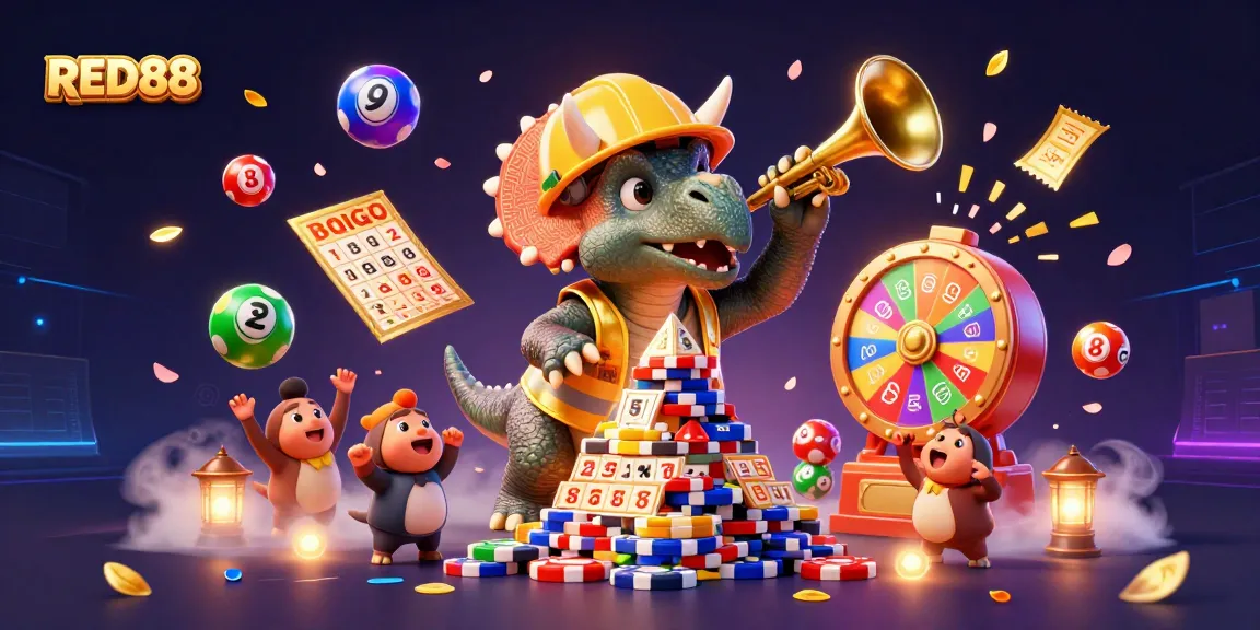 Win big with RED88 in this vibrant casino celebration with dynamic gaming elements!