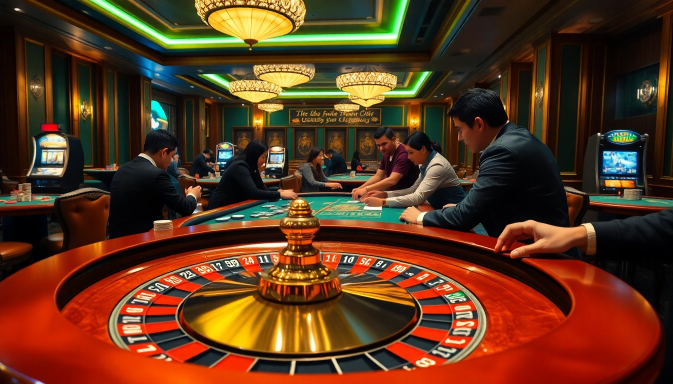 Engaged players at LC 88 casino tables strategizing their bets with excitement.
