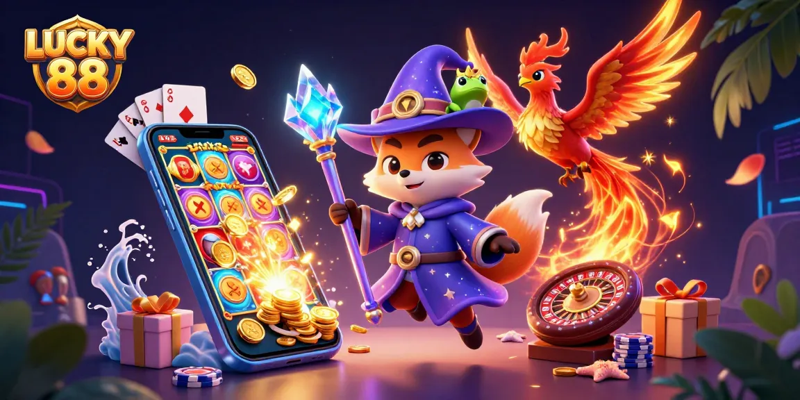 LUCKY 88 brings thrilling gameplay to life with vibrant characters in a fantasy casino setting.