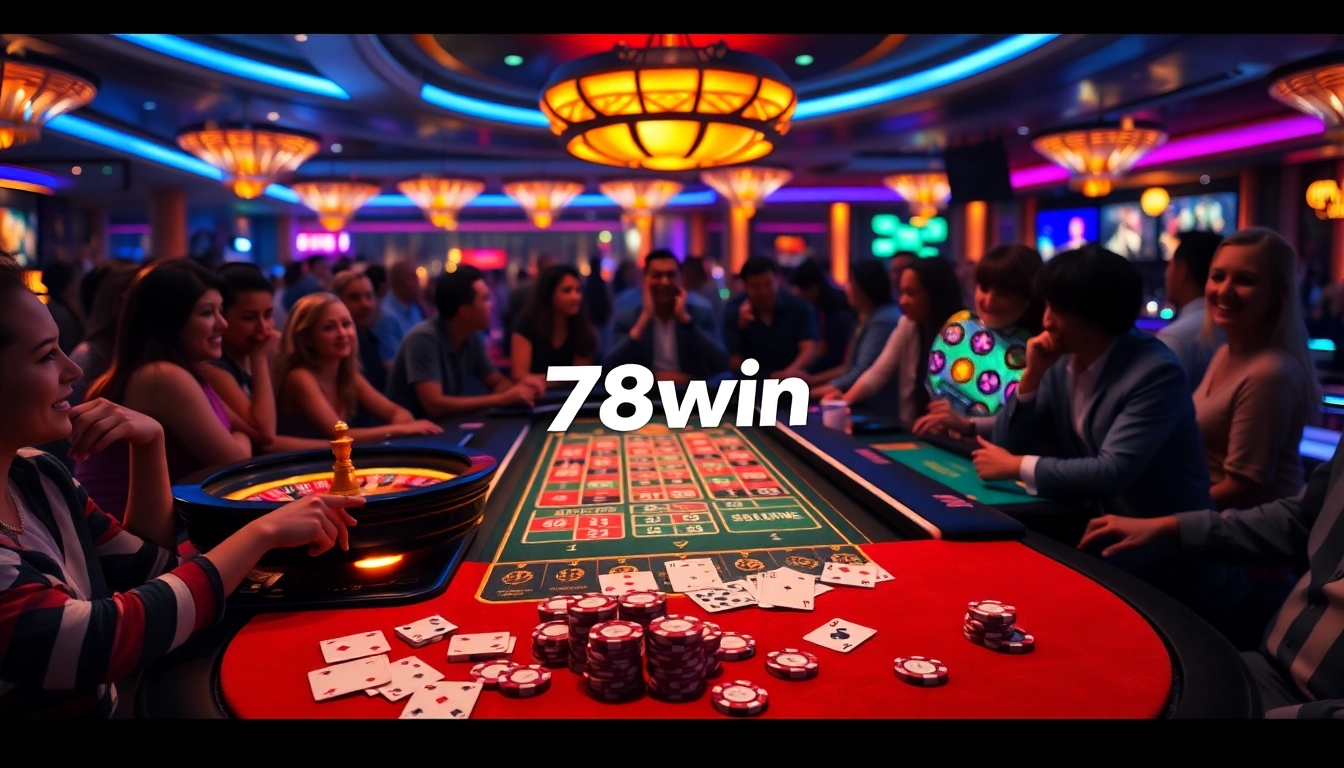 Experience the thrill of winning at 78win's exciting casino games with dynamic action and vibrant gameplay.