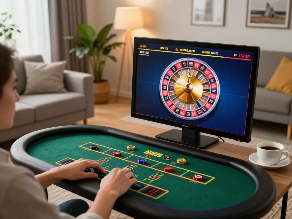 Engaging in live dealer games on a tablet at home with FIVE88.