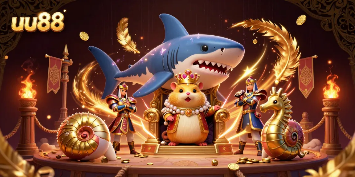 Experience a thrilling moment with uu88 in this dynamic casino fantasy art.
