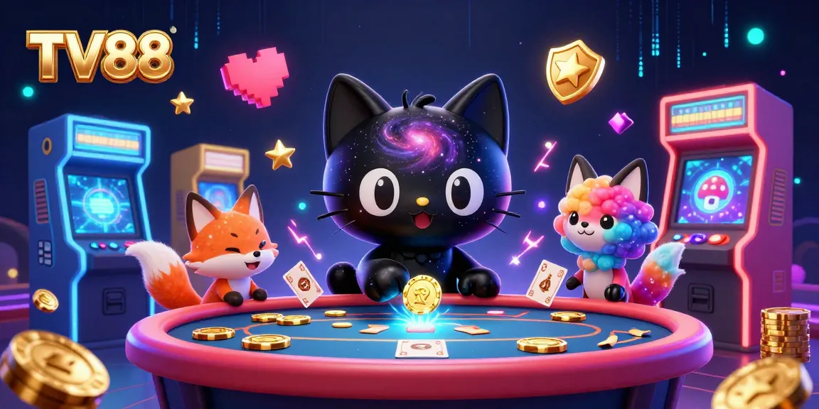 Experience thrilling game interactions with TV88 at a cosmic casino full of vibrant energy.