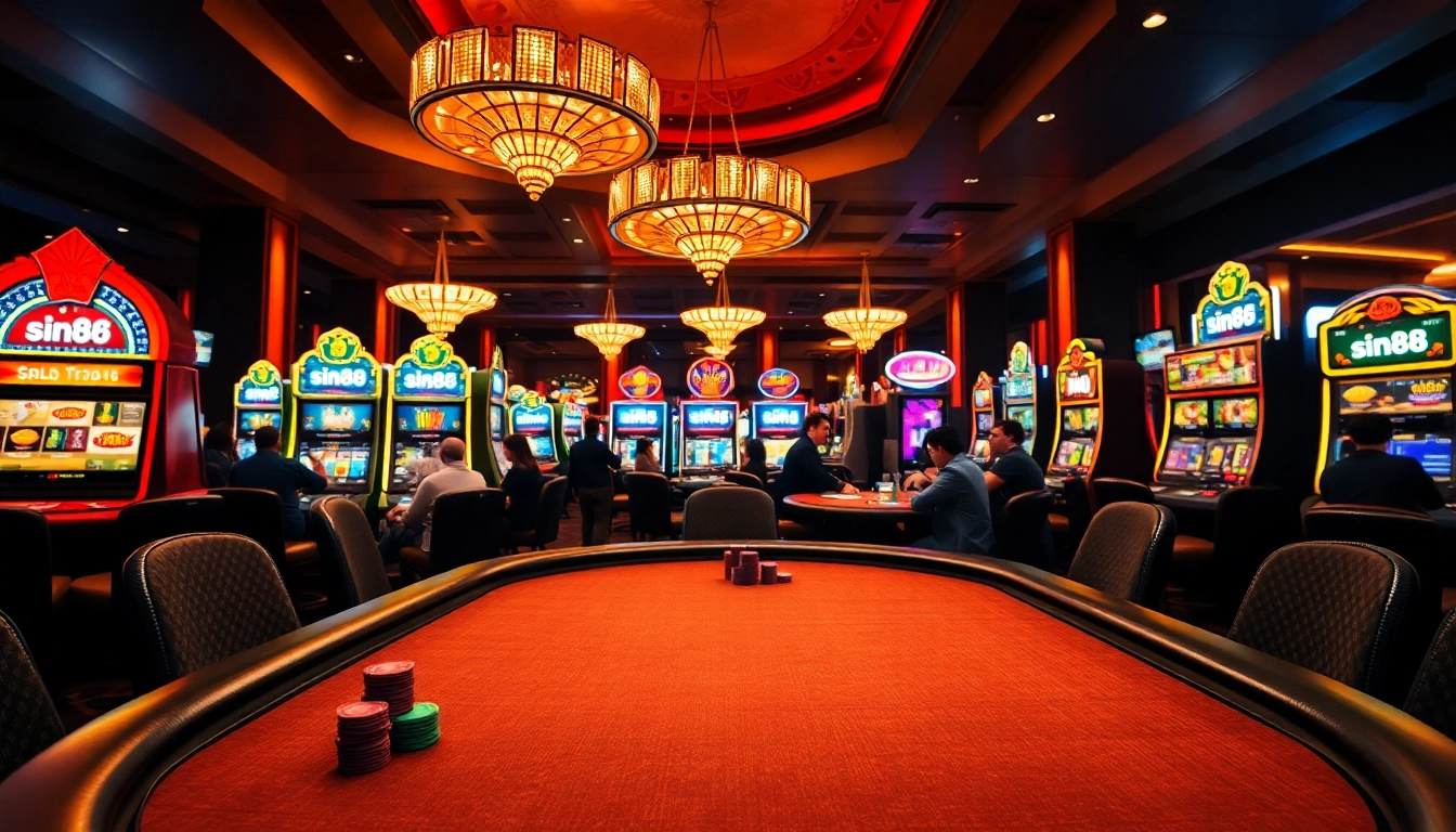 Experience the thrill of winning at sin88 casino with lively poker and slot games.