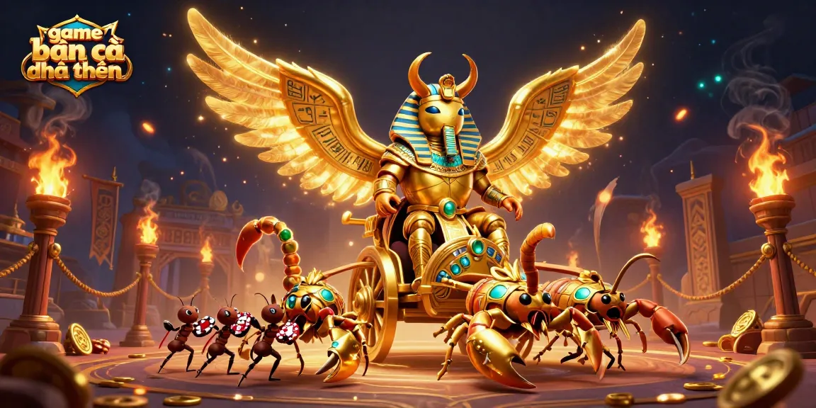 Experience the thrill of game bắn cá đổi thưởng with energetic characters engaged in vibrant action.