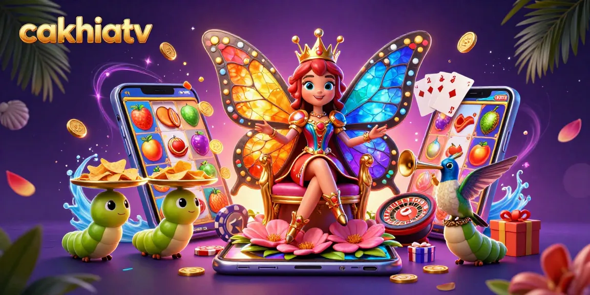 Cakhiatv promotes exhilarating play with vibrant slot games, colorful characters, and rich digital illustrations.