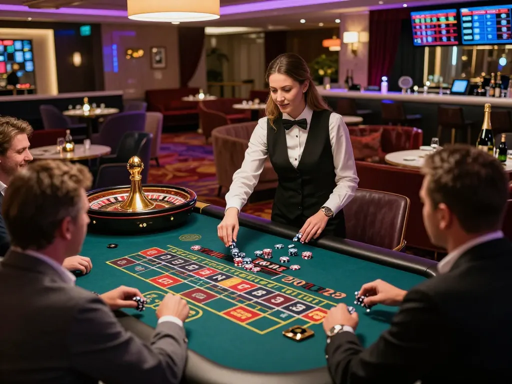 Players placing bets at a roulette table capturing the energy of c168mov com gaming excitement.
