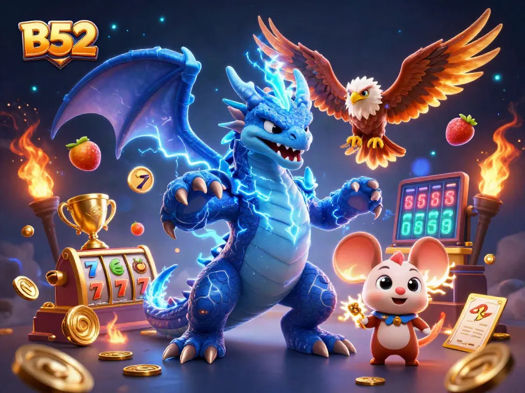 B52 engages players with thrilling slot machines and dynamic gaming elements for an immersive experience.