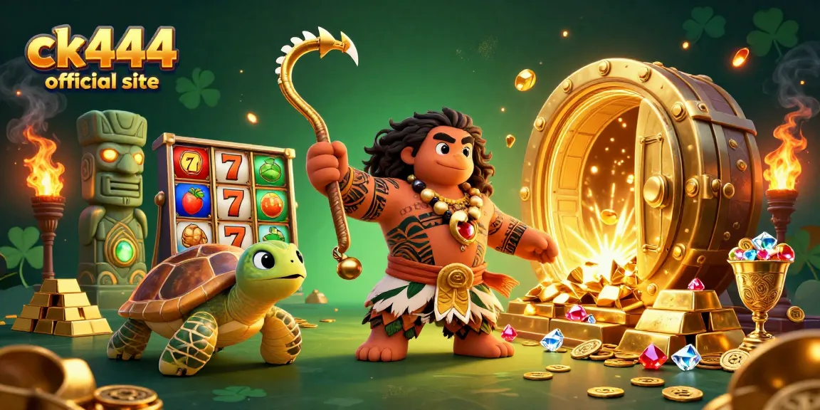 Experience excitement at the ck444 official site with vibrant slots and treasures flying everywhere.