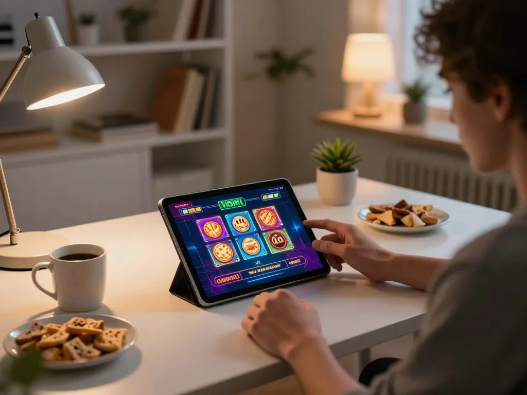 Engaging online casino experience on 11BET app with player enjoying the game