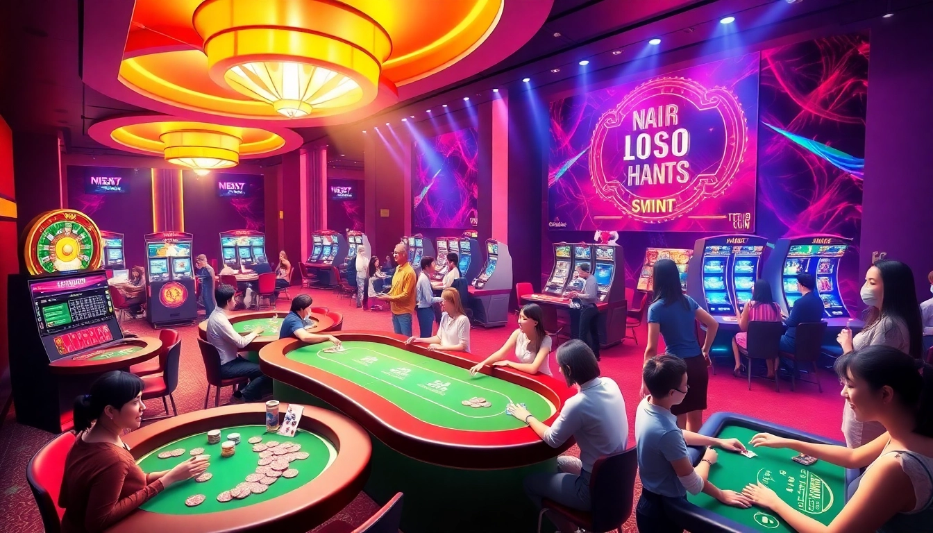 Exciting MMOO online casino scene with dynamic games and engaging players.