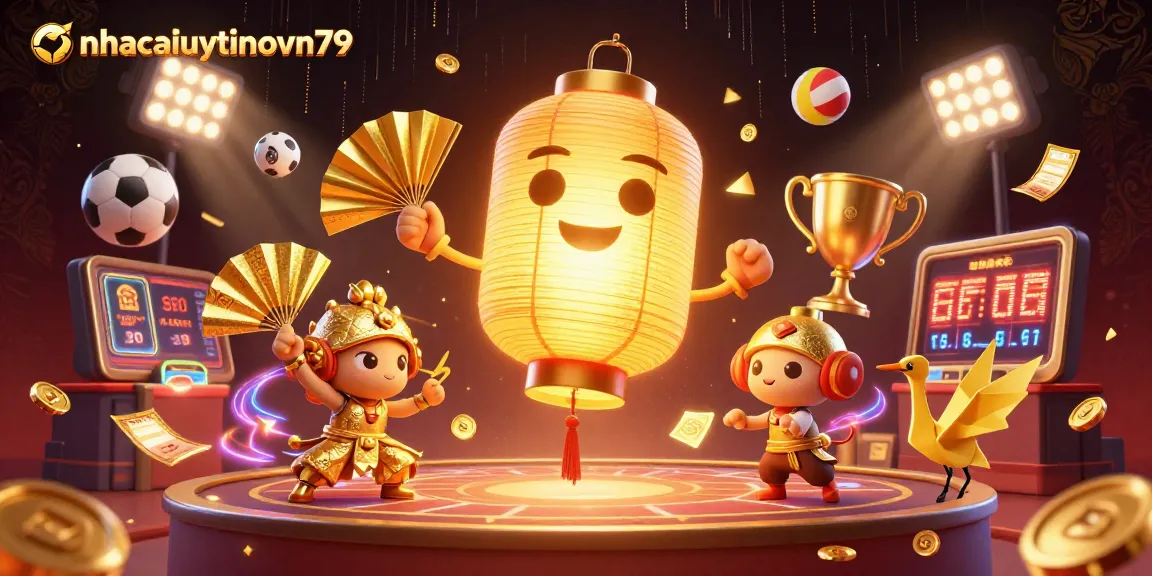 Engage with the immersive world of nhacaiuytinovn79 featuring a vibrant casino scene filled with dynamic sports elements.