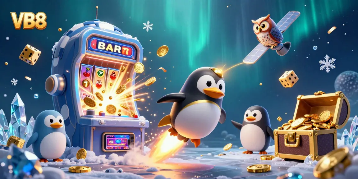 VB8 introduces an exciting casino adventure with a golden penguin and casino games bursting with fun.