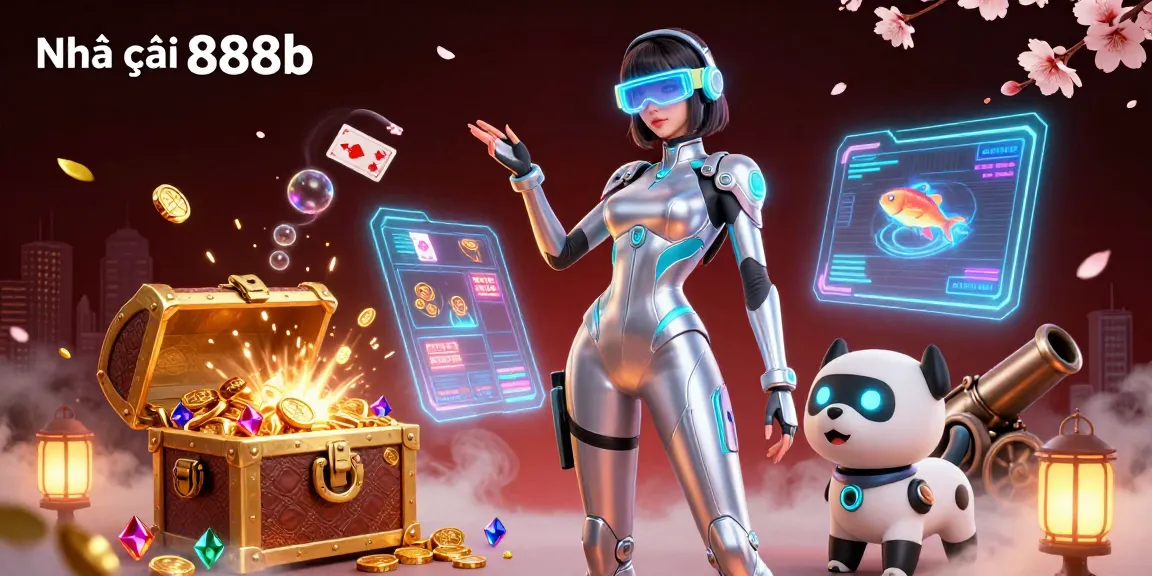 Experience the excitement of Nhà cái 888b with thrilling online gambling action in a vibrant casino scene.