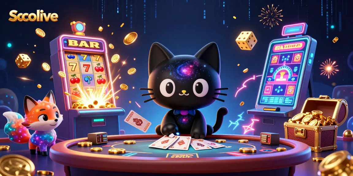 Socolive offers an immersive gambling experience with a cosmic casino theme featuring vibrant characters and dynamic action.