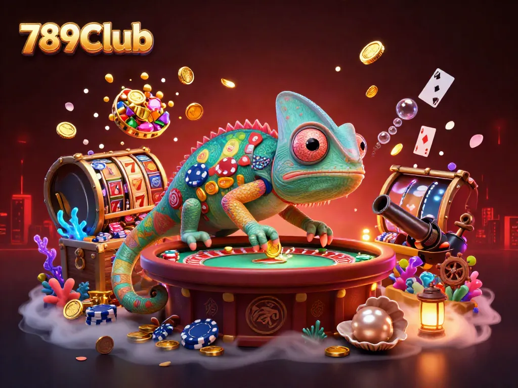 Engage in thrilling gameplay at 789Club with vibrant 3D casino elements and action-packed visuals.