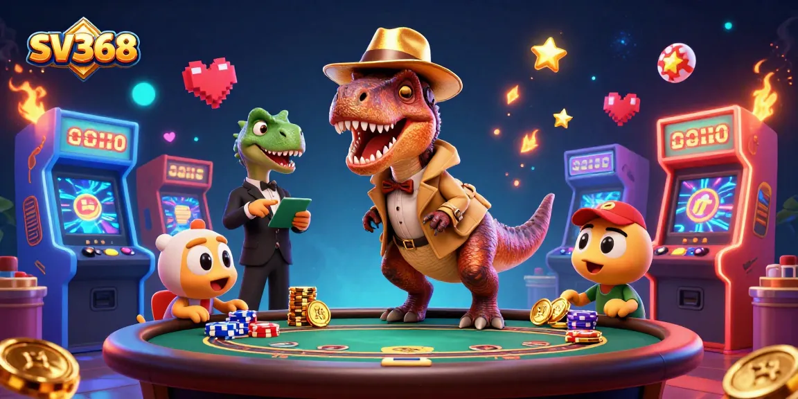 Experience the exciting gameplay and bonuses at SV368 with colorful elements and engaging characters.