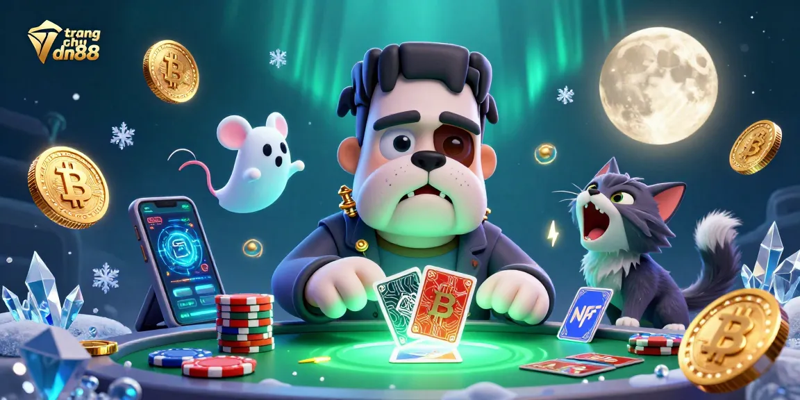 Experience the fun at trang chu dn88 with 3D characters gambling at a mystical table.