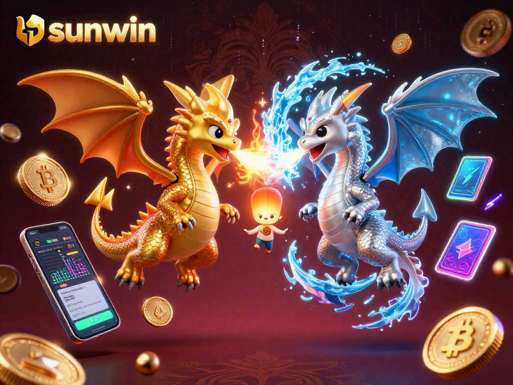 Engage with sunwin's thrilling adventure featuring vibrant dragons and crypto elements.