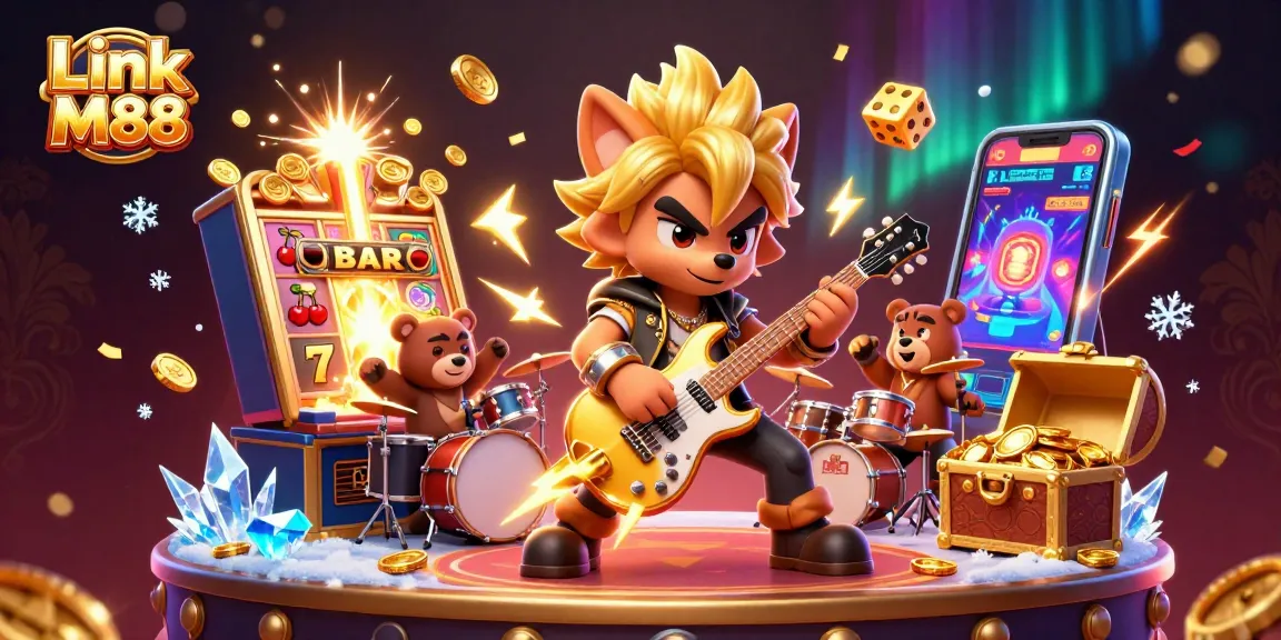 Experience thrilling gameplay at Link M88 with exciting slot machines and electrifying effects.