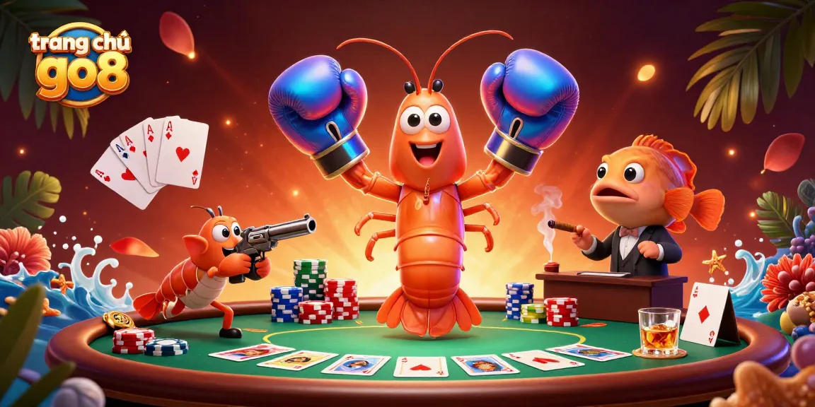 Experience thrills at trang chủ go8 with vibrant casino action featuring colorful poker elements and lively characters.