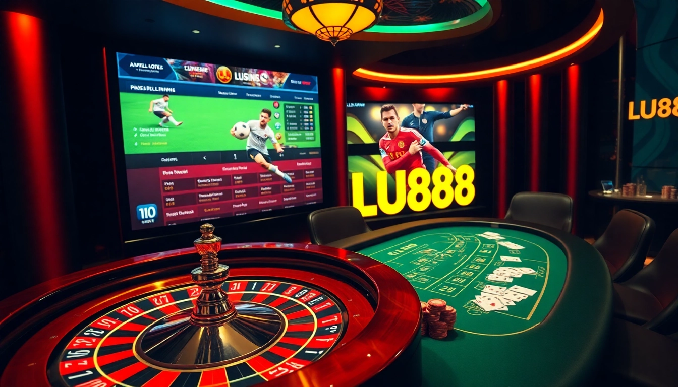 Experience the thrill of betting at https://lu88.soccer/ with a professional casino atmosphere featuring poker tables and roulette.