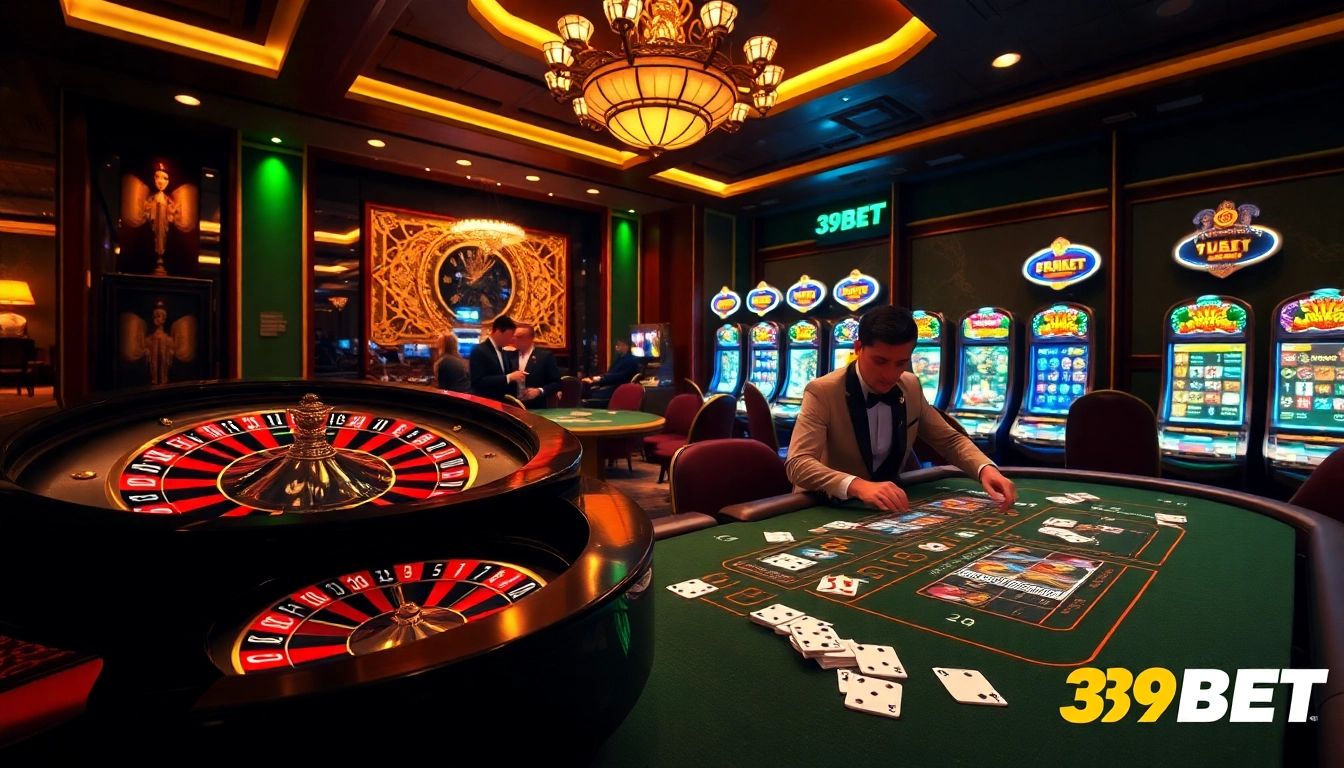Players engaging in thrilling online gaming experiences at 39BET casino.