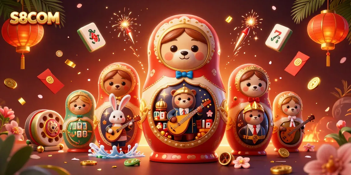 S8COM players revel in an exciting online casino experience filled with vibrant symbols and characters from the gaming world.