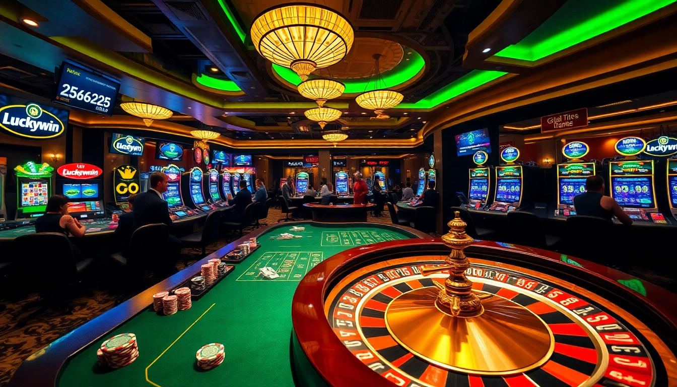Experience the excitement of gambling at Luckywin with vibrant casino games and thrilling betting action.