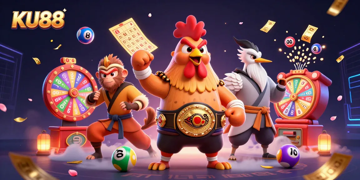 KU88 delivers thrilling gaming action with dynamic characters amidst exciting lottery elements.