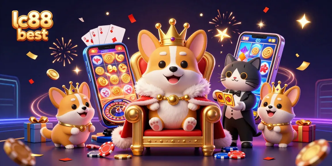 Celebrate exciting wins at lc88 best with festive 3D casino elements in vibrant action!