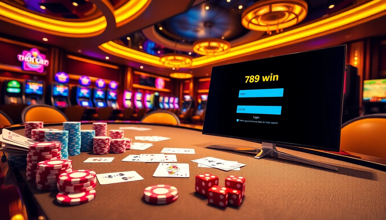 Engaging players with 789win đăng nhập on a vibrant casino table experience.