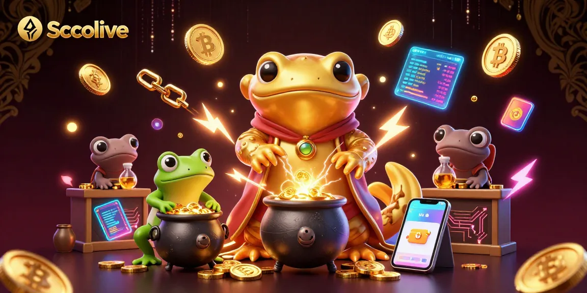 Socolive showcases an animated scene of alchemy transforming metals into gold coins within a lively casino atmosphere.
