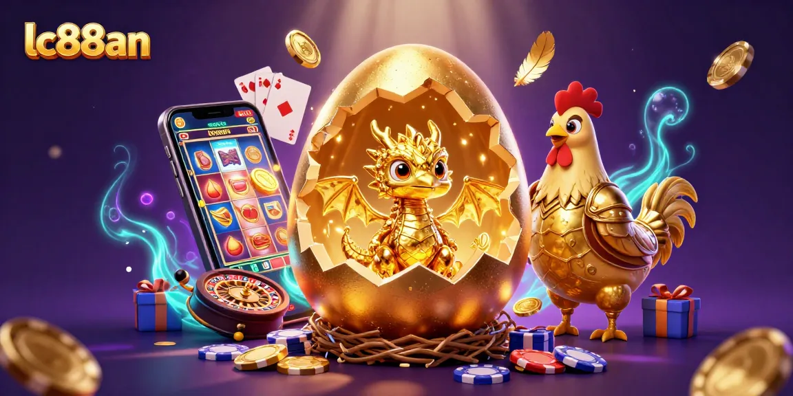 Spin the reels and win at lc88an with spectacular winnings from slot games and poker chips.