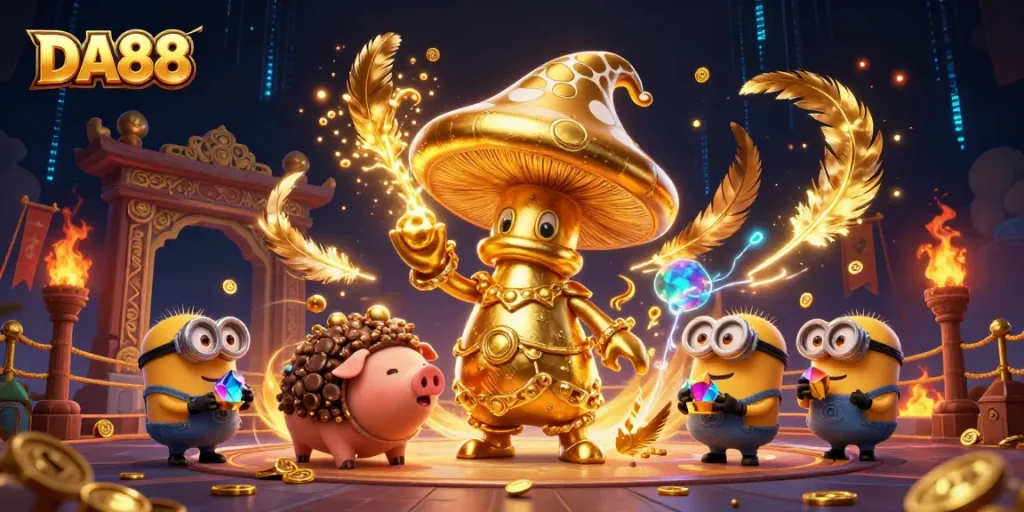 Experience thrilling wins at DA88 with a magical scene of fortune in a vibrant casino
