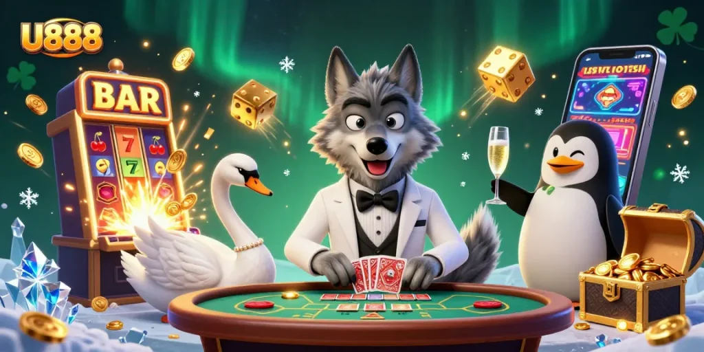 Players enjoy U888's exciting games in this vibrant digital casino scene.